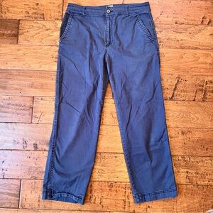 GAP Women’s Girlfriend Khaki Vintage Blue Size 10